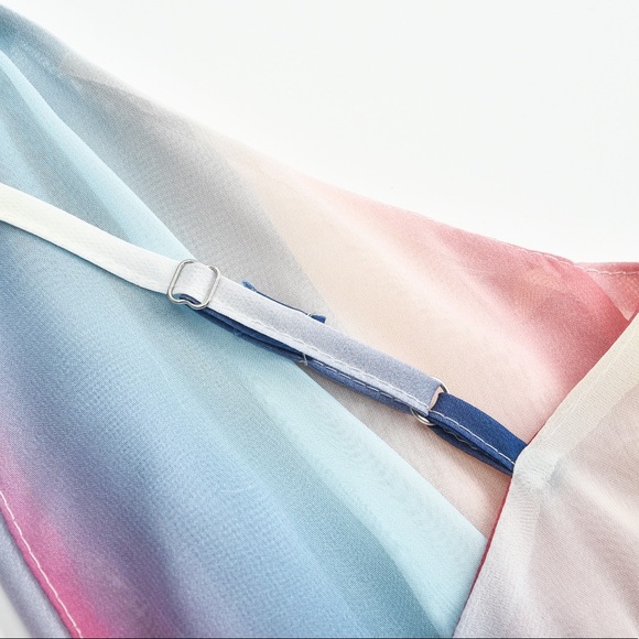 ♦️🆕Romantic Multi Color Maxi Dress - Picture 6 of 8